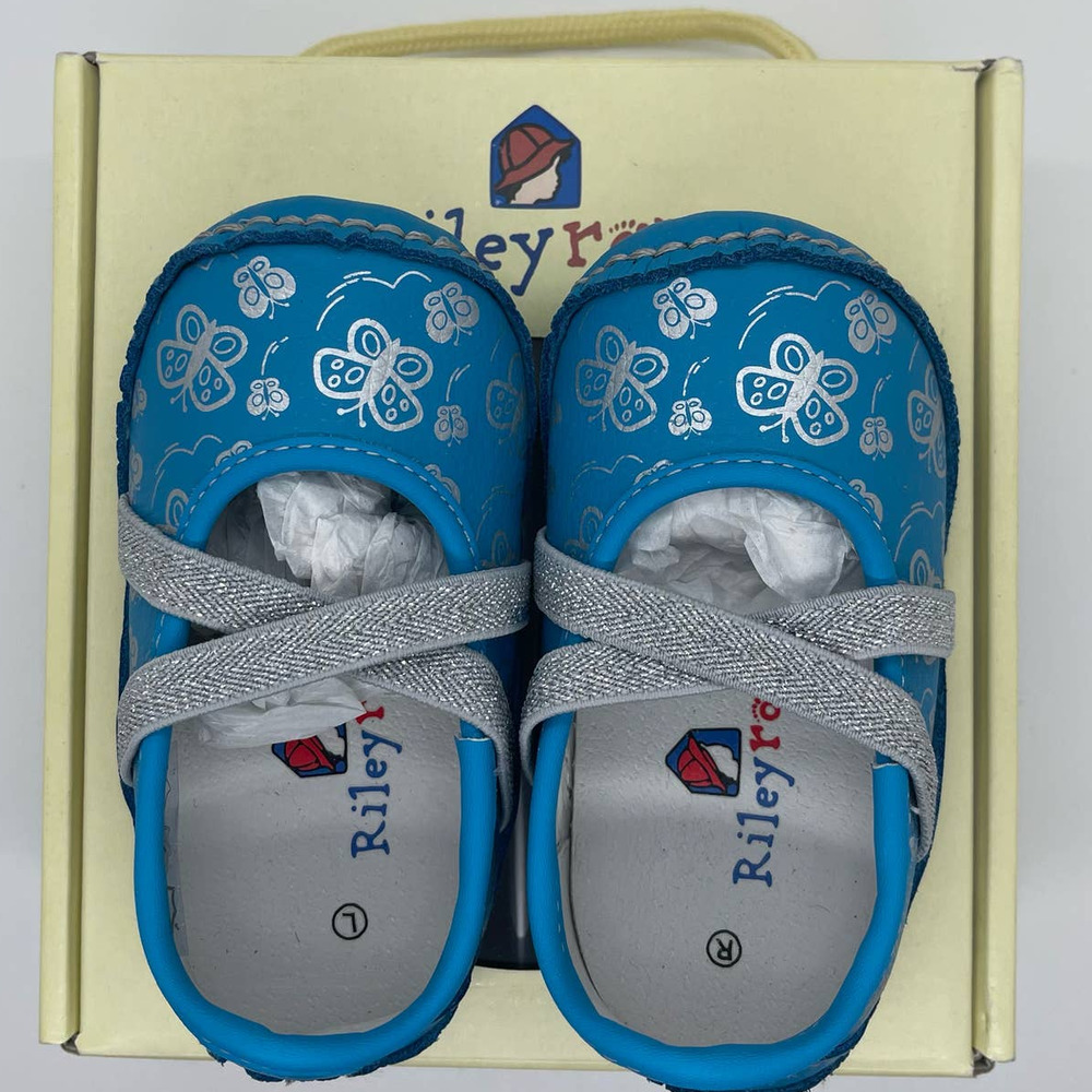 NIB Riley Roos Mairin in Turquoise Butterflies 12-18 months